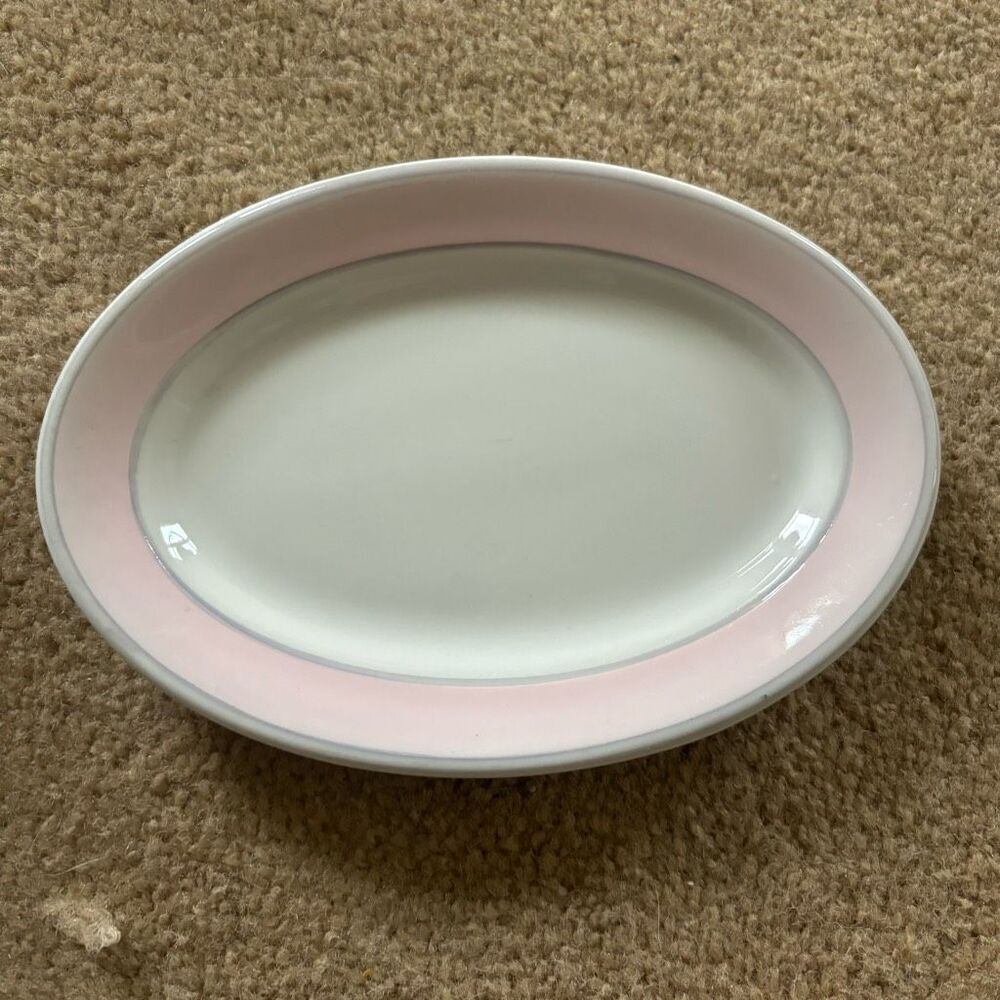 Jackson China 7” Pink Rose Platter
